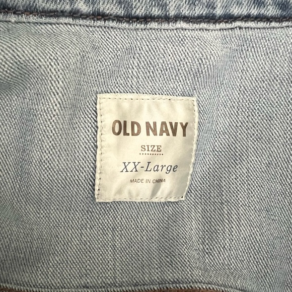 Vintage Early 2000s Distressed Jean Jacket Size XXL - Picture 10 of 11